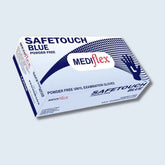 Safetouch Powder Free Vinyl Gloves, Blue 100 Pack - CTN1000 - Eve Zone